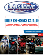 LASLEEVE Powersports Quick Reference catalog supplement